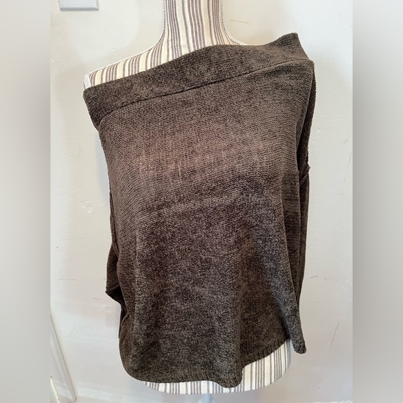 Free People Boatneck Sweater On/Off Shoulder Style Size M - Picture 5 of 10